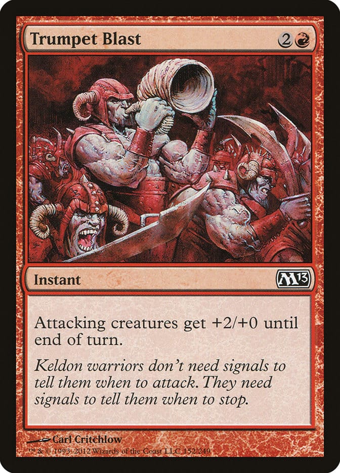 Trumpet Blast [Magic 2013] Magic: The Gathering