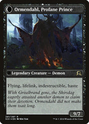 Westvale Abbey // Ormendahl, Profane Prince [Shadows over Innistrad Prerelease Promos] Magic: The Gathering