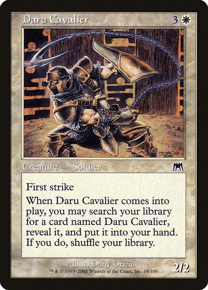 Daru Cavalier [Onslaught] Magic: The Gathering