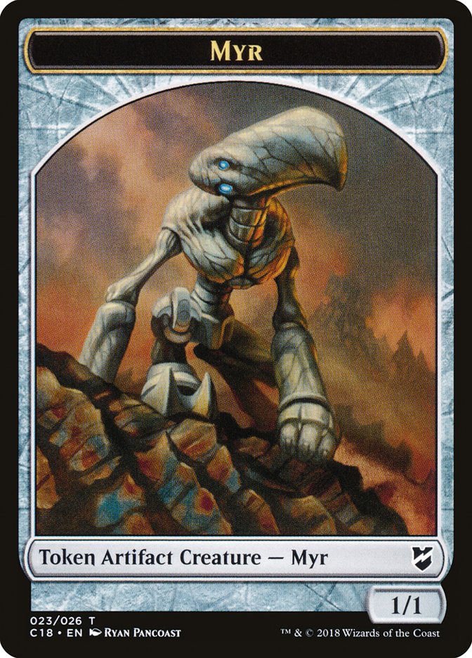 Myr Token (023/026) [Commander 2018 Tokens] Magic: The Gathering