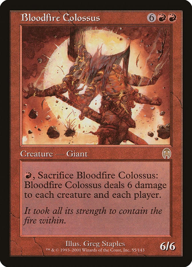 Bloodfire Colossus [Apocalypse] Magic: The Gathering