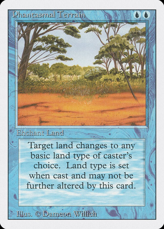 Phantasmal Terrain [Revised Edition] Magic: The Gathering
