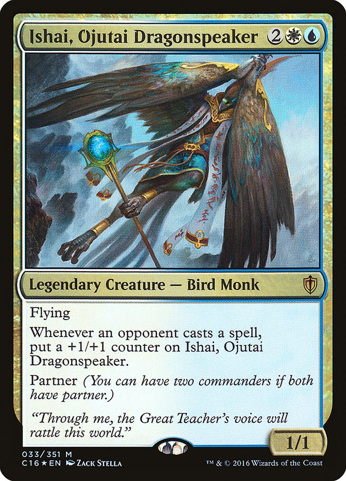 Ishai, Ojutai Dragonspeaker [Commander 2016] Magic: The Gathering