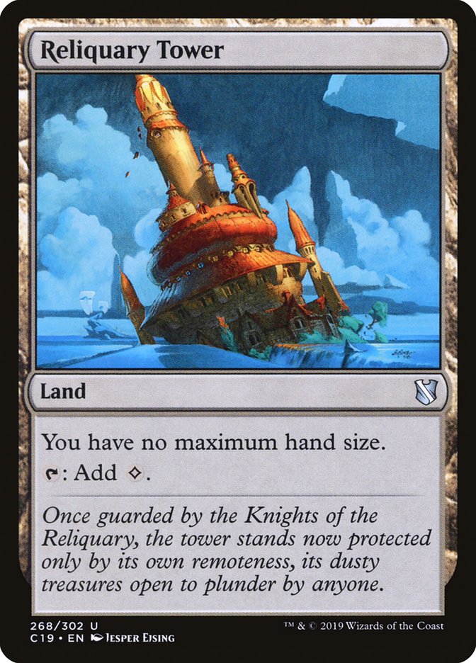 Reliquary Tower [Commander 2019] Magic: The Gathering