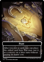 Copy // Plot Double-Sided Token [Outlaws of Thunder Junction Tokens] Magic: The Gathering