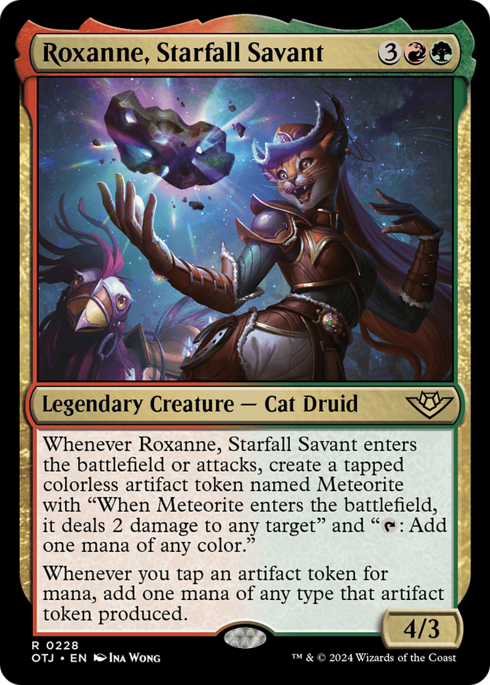 Roxanne, Starfall Savant [Outlaws of Thunder Junction] Magic: The Gathering