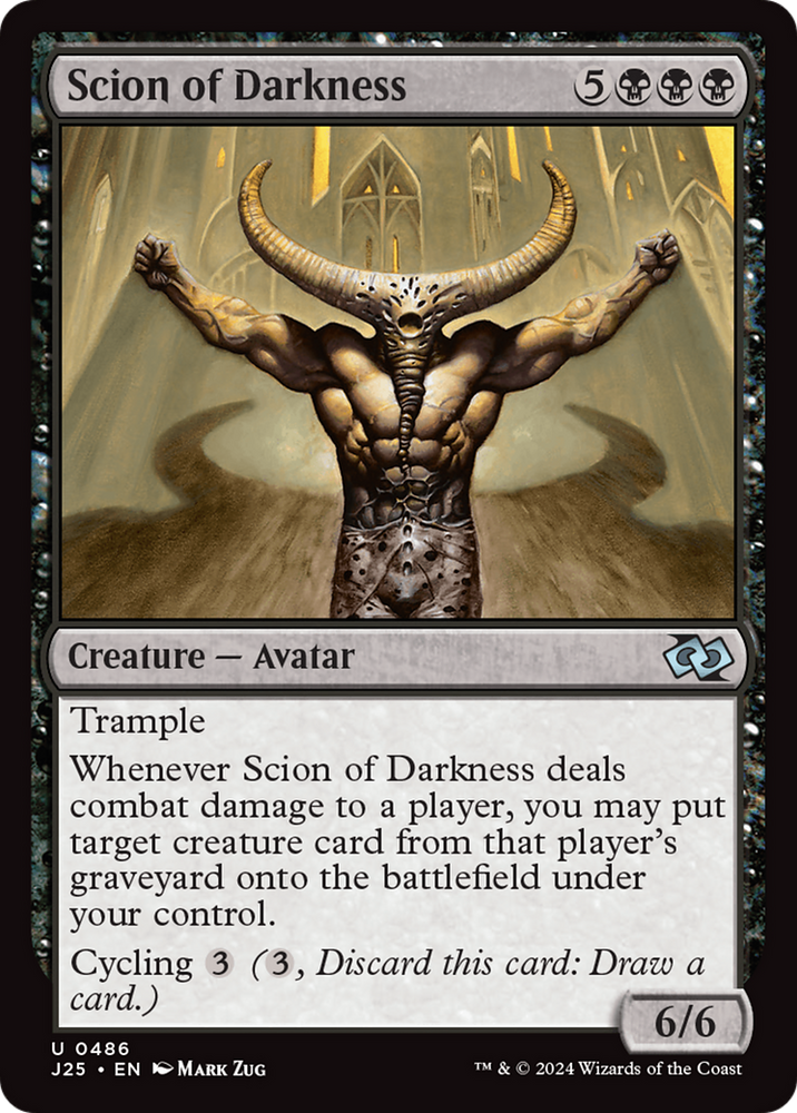 Scion of Darkness [Foundations Jumpstart] Magic: The Gathering