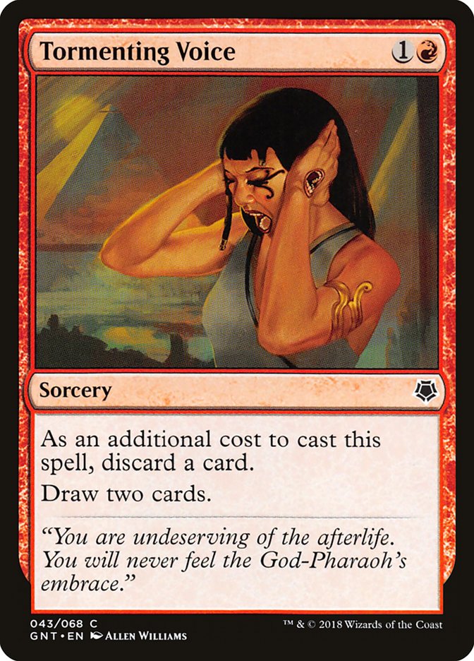 Tormenting Voice [Game Night 2018] Magic: The Gathering
