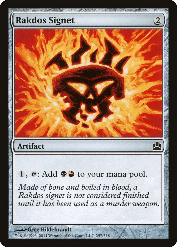 Rakdos Signet [Commander 2011] Magic: The Gathering