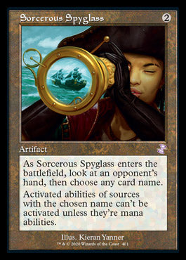 Sorcerous Spyglass (Timeshifted) [Time Spiral Remastered] Magic: The Gathering