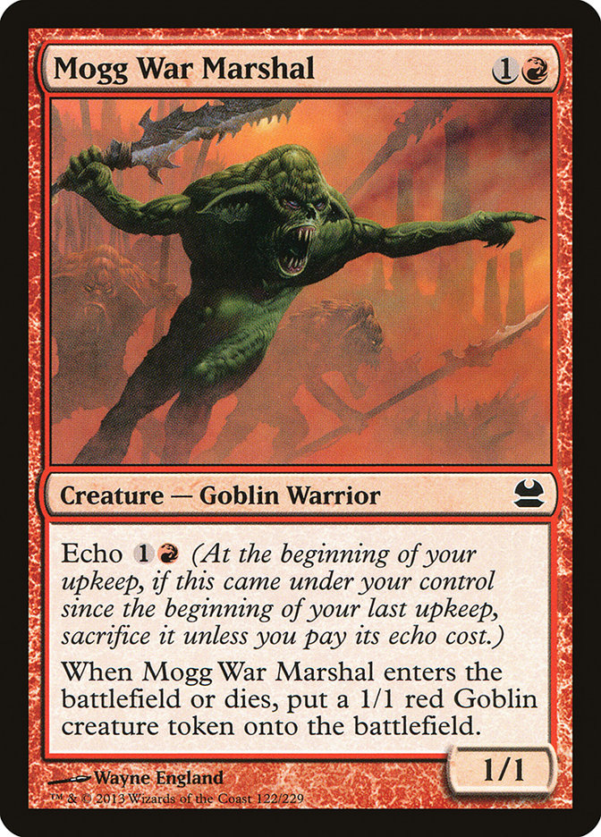 Mogg War Marshal [Modern Masters] Magic: The Gathering