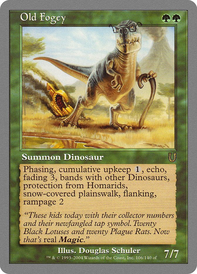 Old Fogey [Unhinged] Magic: The Gathering