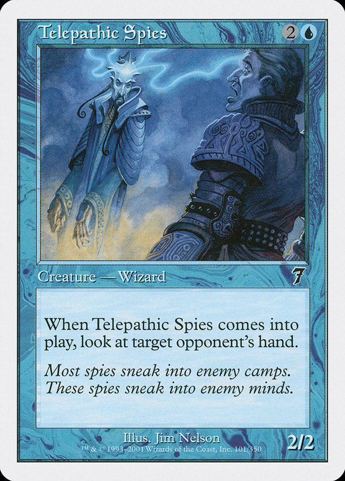 Telepathic Spies [Seventh Edition] Magic: The Gathering