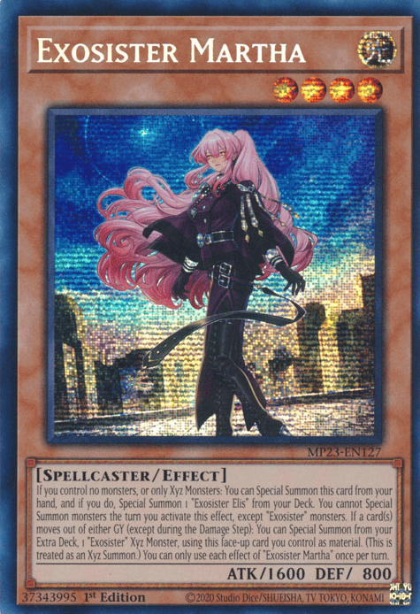 Exosister Martha [MP23-EN127] Prismatic Secret Rare - Yugioh Cards For Your TCG Needs!