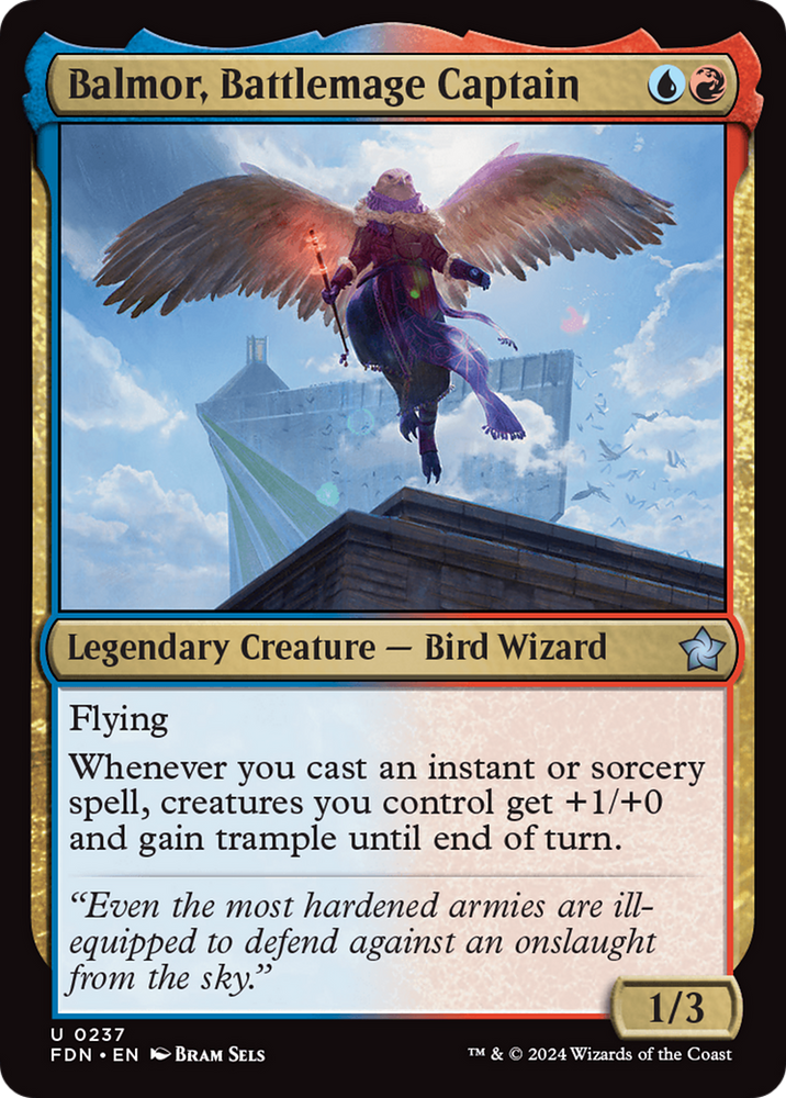 Balmor, Battlemage Captain [Foundations] Magic: The Gathering