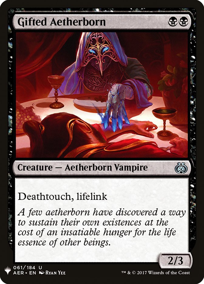Gifted Aetherborn [Mystery Booster] Magic: The Gathering