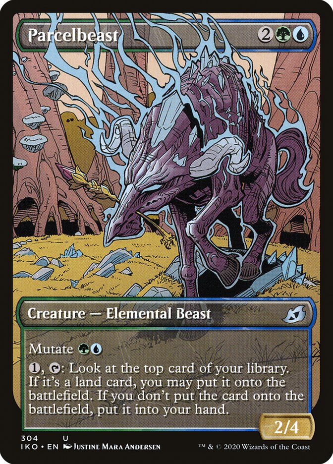 Parcelbeast (Showcase) [Ikoria: Lair of Behemoths] Magic: The Gathering