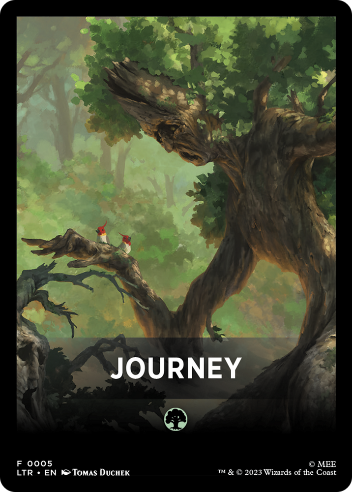 Journey Theme Card [The Lord of the Rings: Tales of Middle-Earth Tokens] Magic: The Gathering