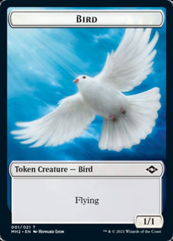 Bird // Treasure (20) Double-Sided Token [Modern Horizons 2 Tokens] Magic: The Gathering