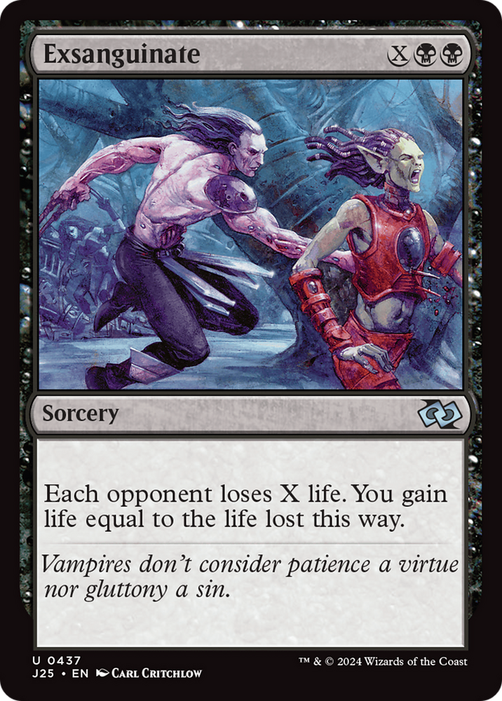 Exsanguinate [Foundations Jumpstart] Magic: The Gathering