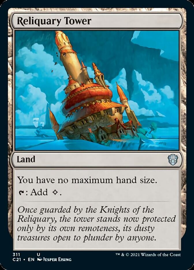 Reliquary Tower [Commander 2021] Magic: The Gathering