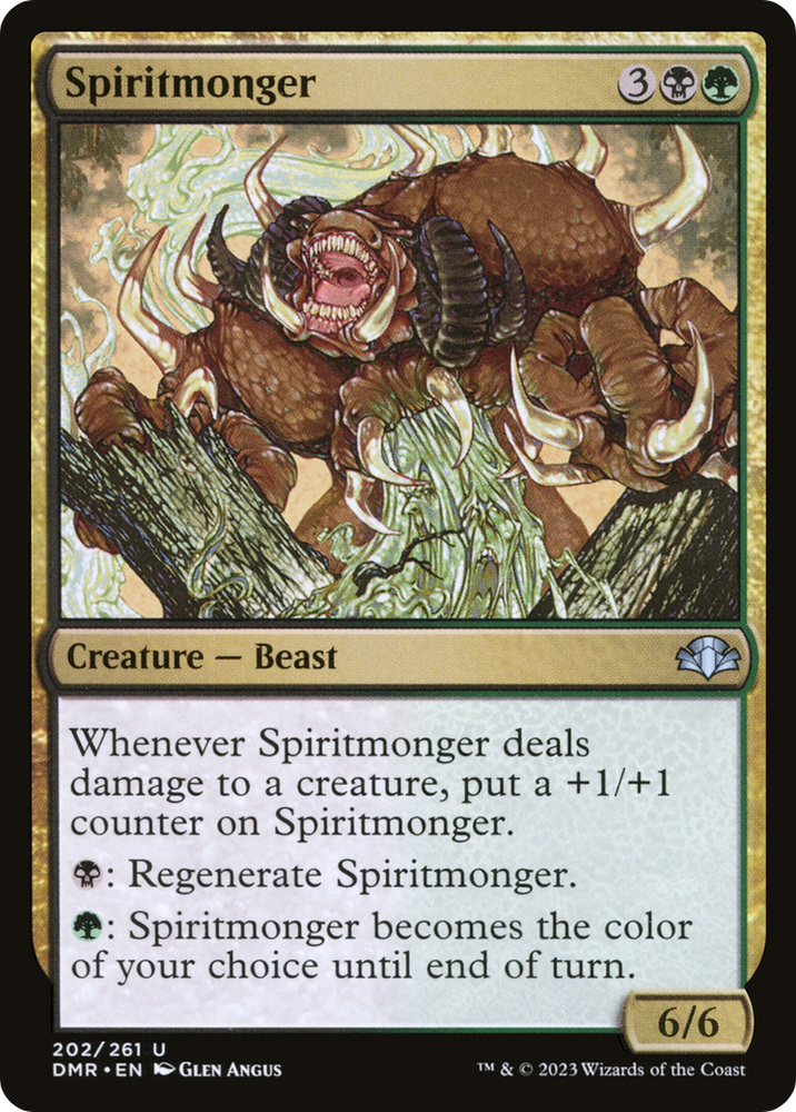 Spiritmonger [Dominaria Remastered] Magic: The Gathering