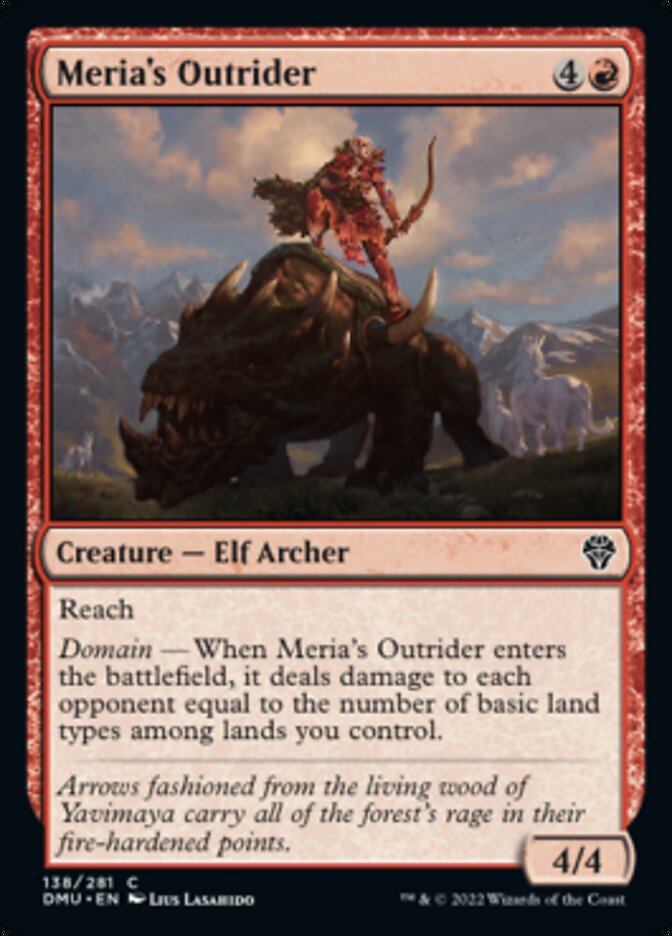 Meria's Outrider [Dominaria United] Magic: The Gathering