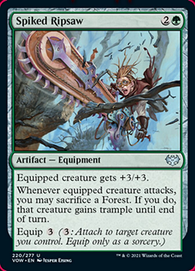 Spiked Ripsaw [Innistrad: Crimson Vow] Magic: The Gathering