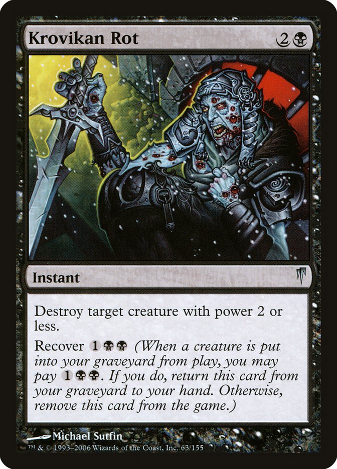 Krovikan Rot [Coldsnap] Magic: The Gathering