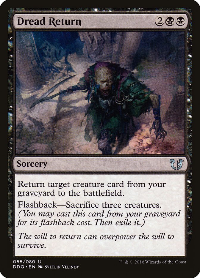 Dread Return [Duel Decks: Blessed vs. Cursed] Magic: The Gathering