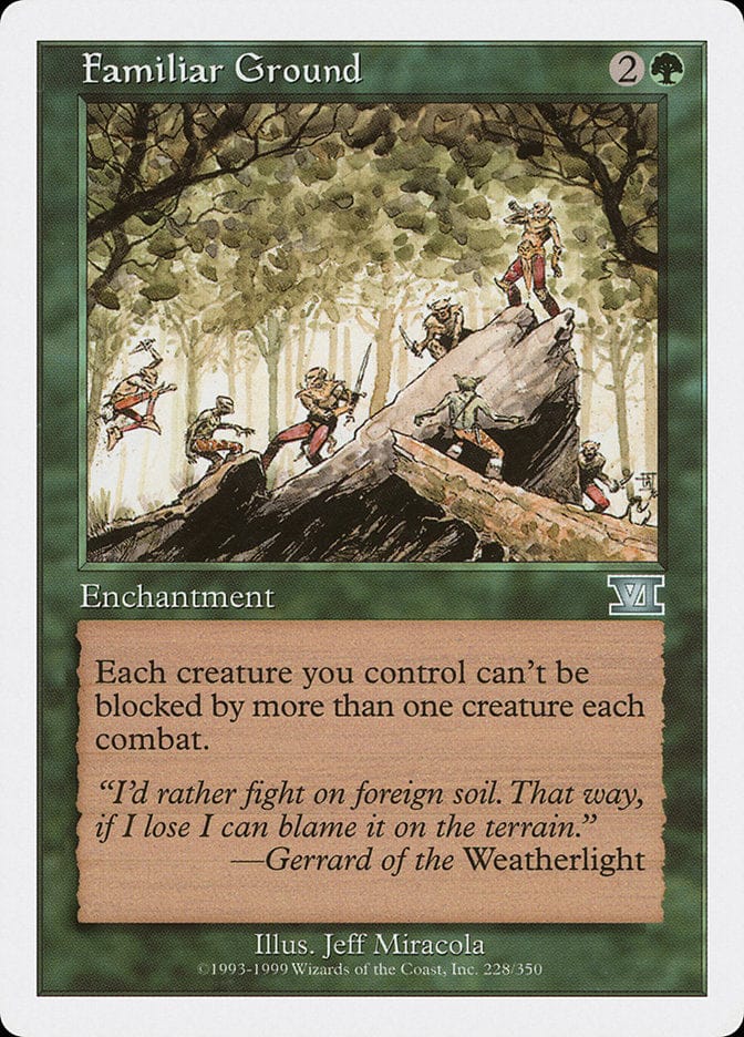 Familiar Ground [Classic Sixth Edition] Magic: The Gathering