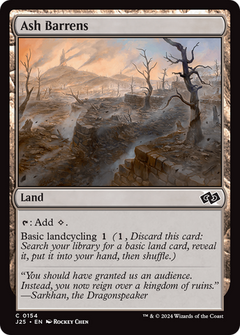 Ash Barrens [Foundations Jumpstart] Magic: The Gathering