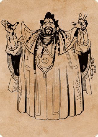 Alaundo the Seer Art Card [Commander Legends: Battle for Baldur's Gate Art Series] Magic: The Gathering