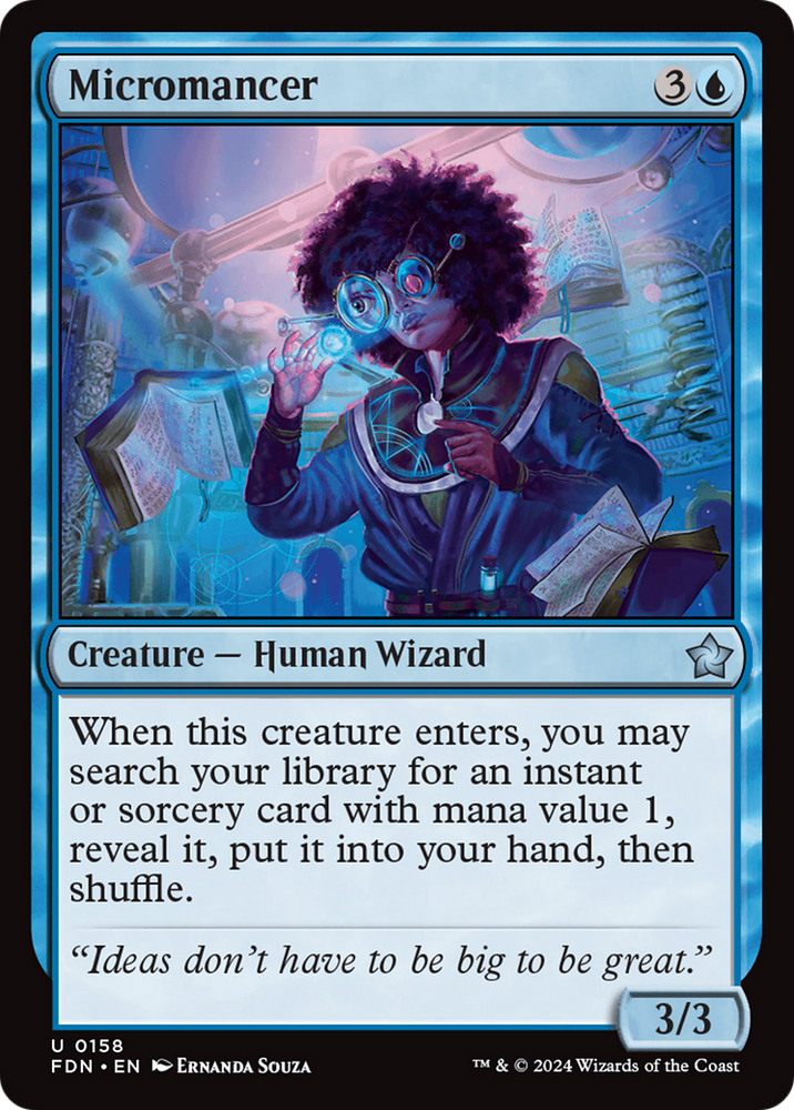 Micromancer [Foundations] Magic: The Gathering