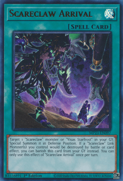 Scareclaw Arrival [MP23-EN097] Ultra Rare - Yugioh Cards For Your TCG Needs!