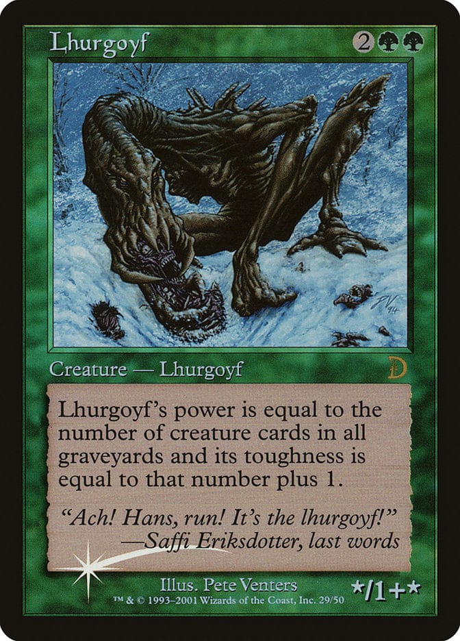 Lhurgoyf [Deckmasters] Magic: The Gathering