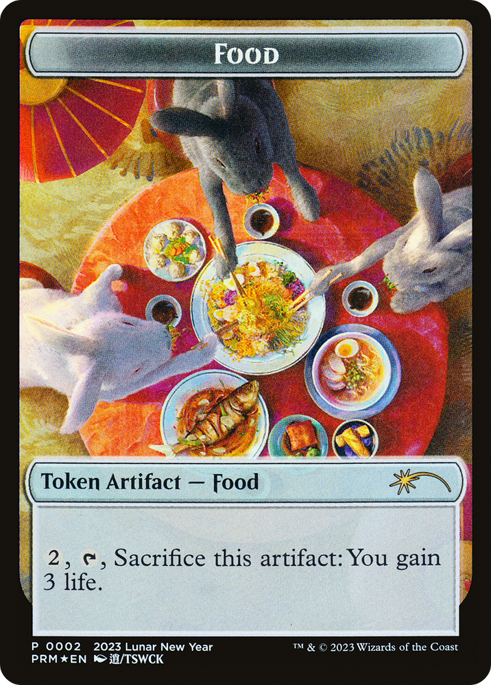 Food Token [Year of the Rabbit 2023] Magic: The Gathering
