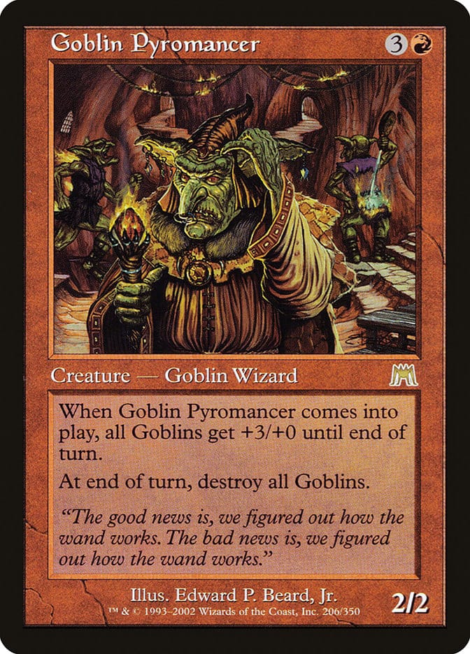 Goblin Pyromancer [Onslaught] Magic: The Gathering