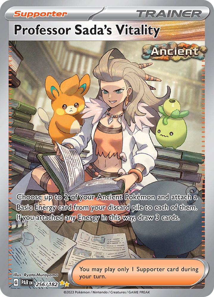 Professor Sada's Vitality (256/182) [Scarlet & Violet: Paradox Rift] Pokémon