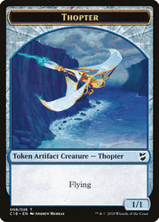 Myr (007) // Thopter (008) Double-Sided Token [Commander 2018 Tokens] Magic: The Gathering