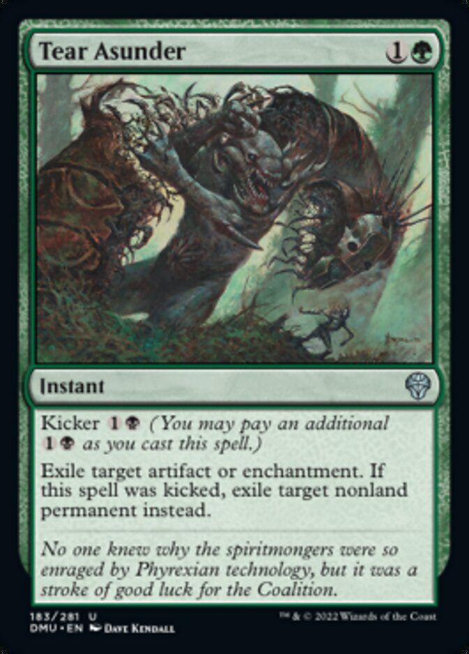 Tear Asunder [Dominaria United] Magic: The Gathering