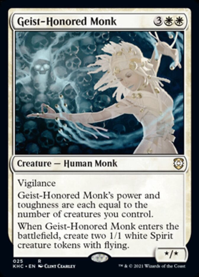 Geist-Honored Monk [Kaldheim Commander] Magic: The Gathering