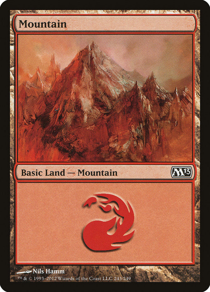 Mountain (243) [Magic 2013] Magic: The Gathering