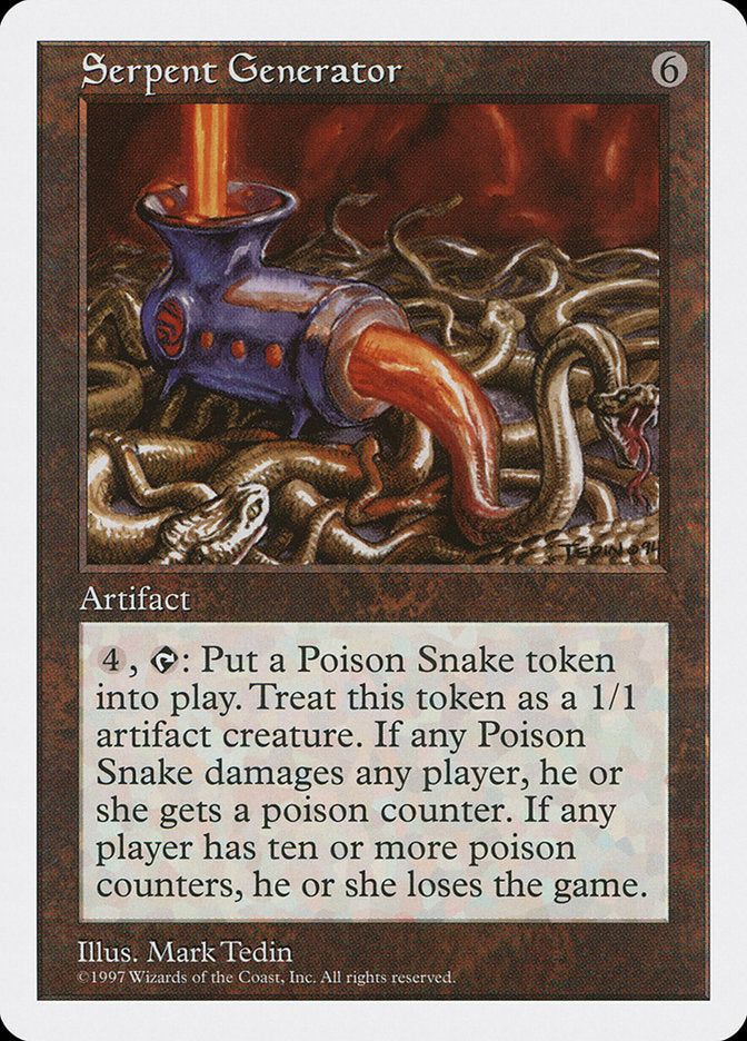 Serpent Generator [Fifth Edition] Magic: The Gathering