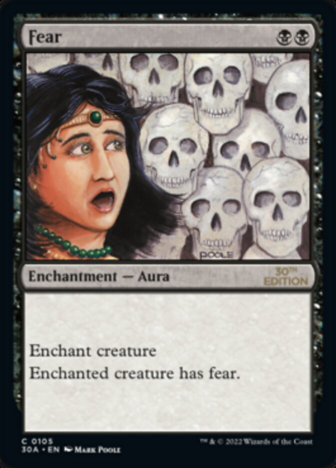 Fear [30th Anniversary Edition] Magic: The Gathering