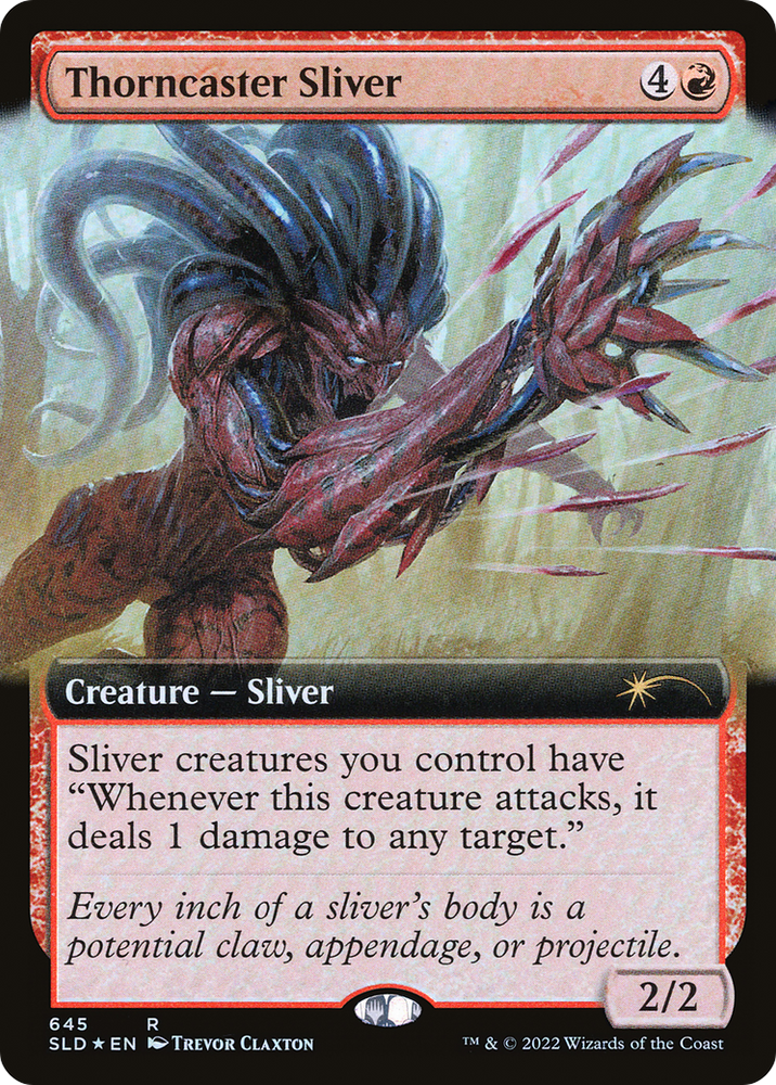 Thorncaster Sliver (Extended Art) [Secret Lair Drop Series] Magic: The Gathering