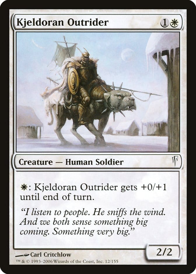 Kjeldoran Outrider [Coldsnap] Magic: The Gathering