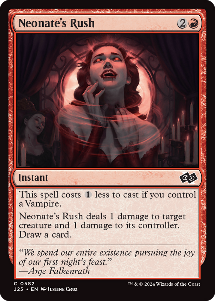 Neonate's Rush [Foundations Jumpstart] Magic: The Gathering