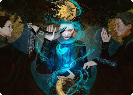Witness the Future Art Card [Innistrad: Crimson Vow Art Series] Magic: The Gathering