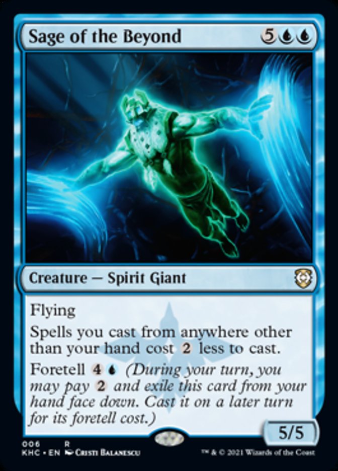 Sage of the Beyond [Kaldheim Commander] Magic: The Gathering